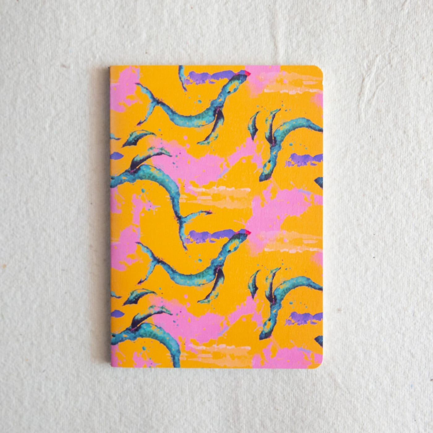 Blue Whale — Digital Print notebook