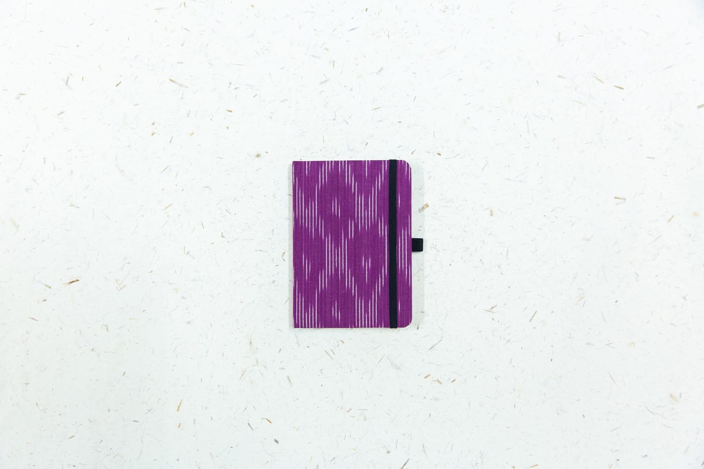 Purple Pushpam — Ikat notebook