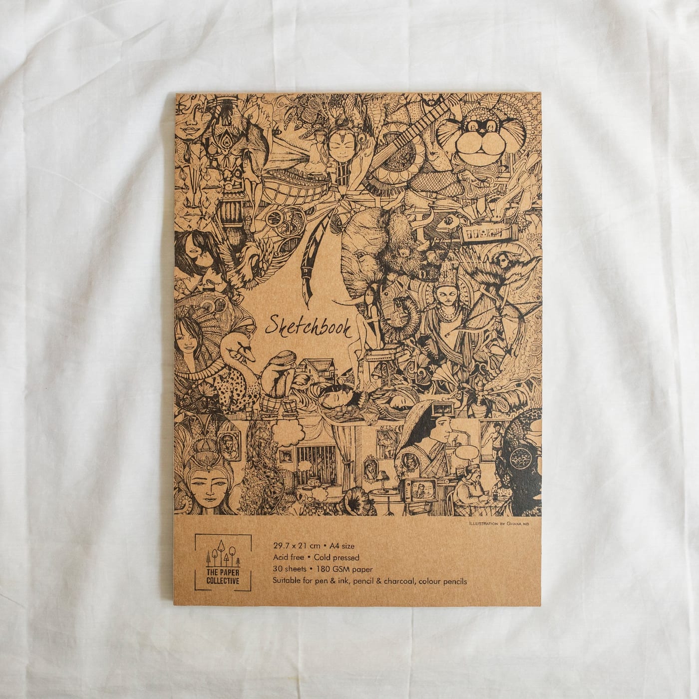A4 Notepad Sketchbook — Kraft sketchbook
